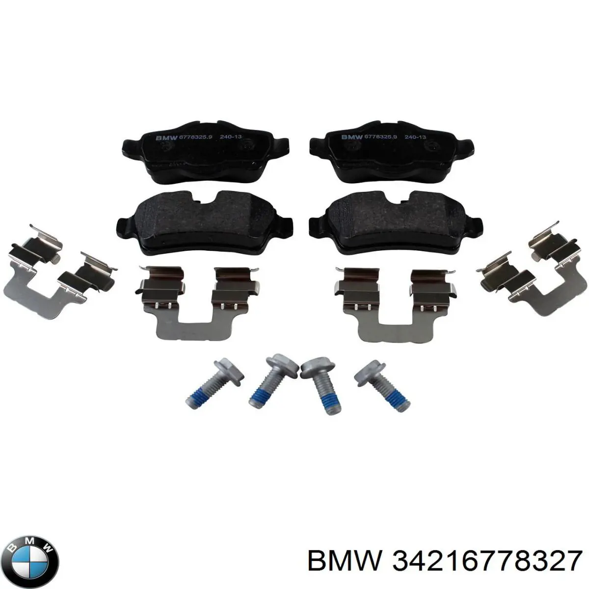 34216778327 BMW Колодки гальмівні задні, дискові