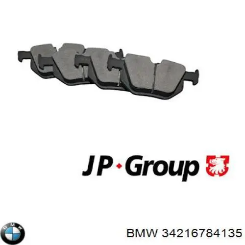 Купити 34216784135 BMW Колодки гальмівні передні, дискові