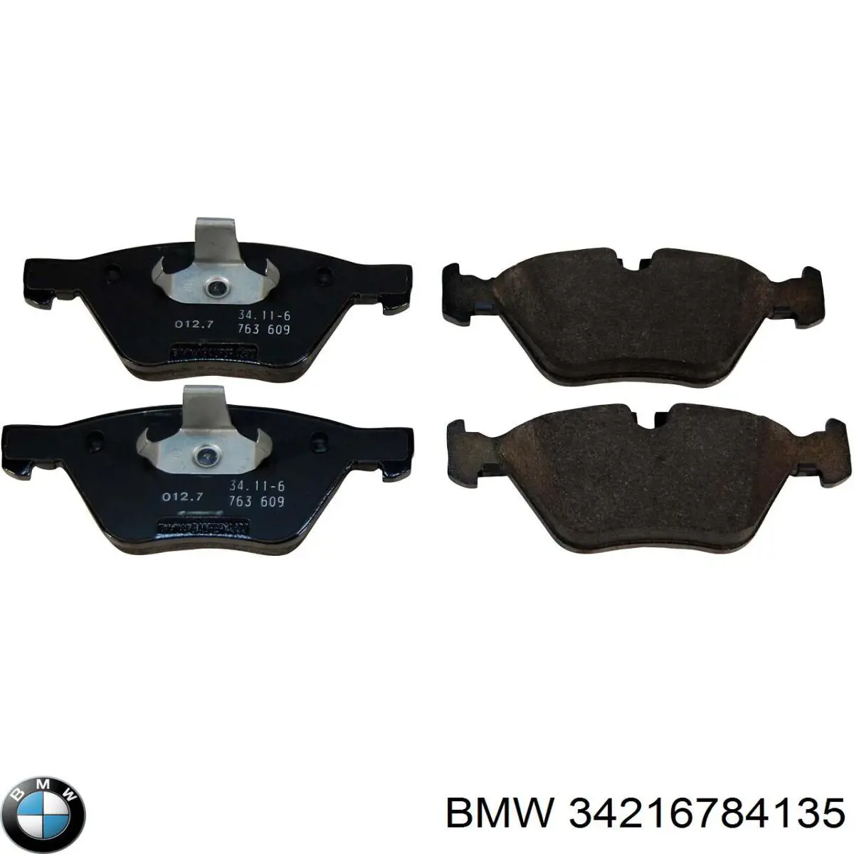 Передні тормозні колодки 34216784135 BMW