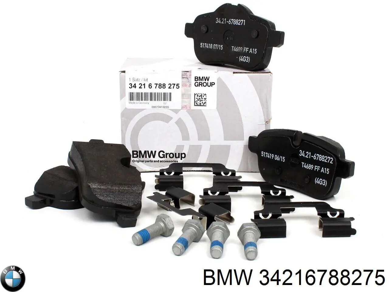 Задні гальмівні колодки 34216788275 BMW