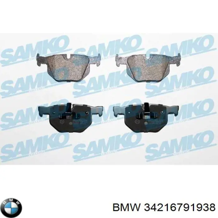 Купити 34216791938 BMW Задні колодки