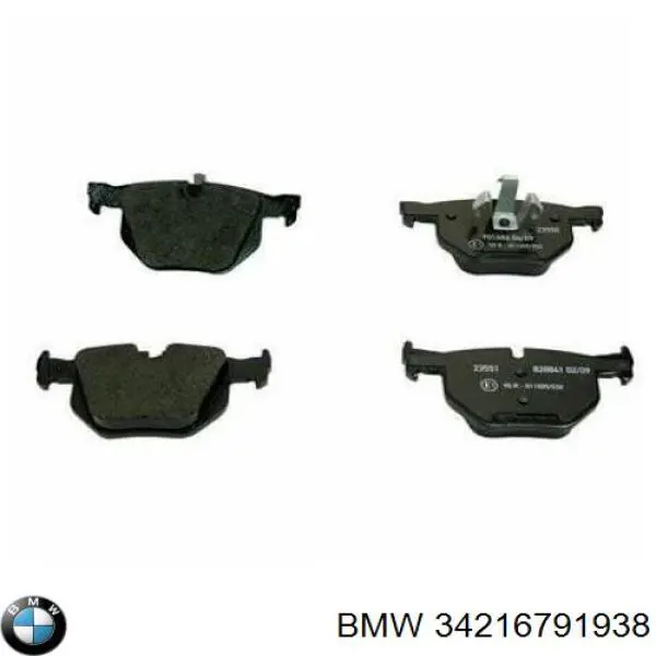 Задні гальмівні колодки BMW 34216791938 ціна, від 30.75 USD