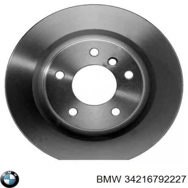 Диск гальмівний задній BMW 34216792227