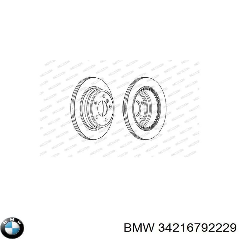 Диск гальмівний задній BMW 34216792229