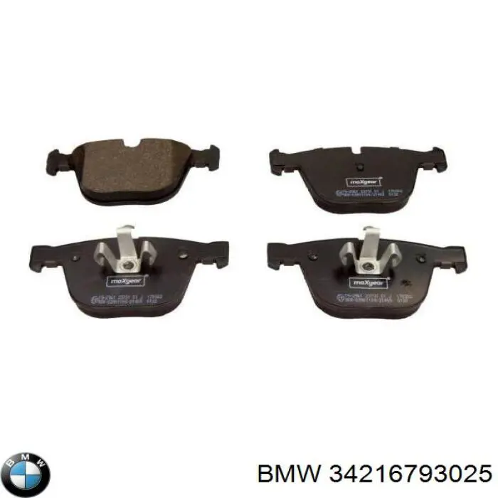 34216793025 BMW Колодки гальмівні задні, дискові