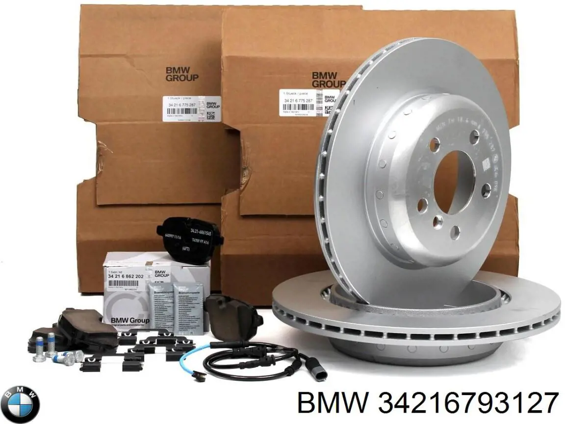 Купити 34216793127 BMW Диск заднього гальма