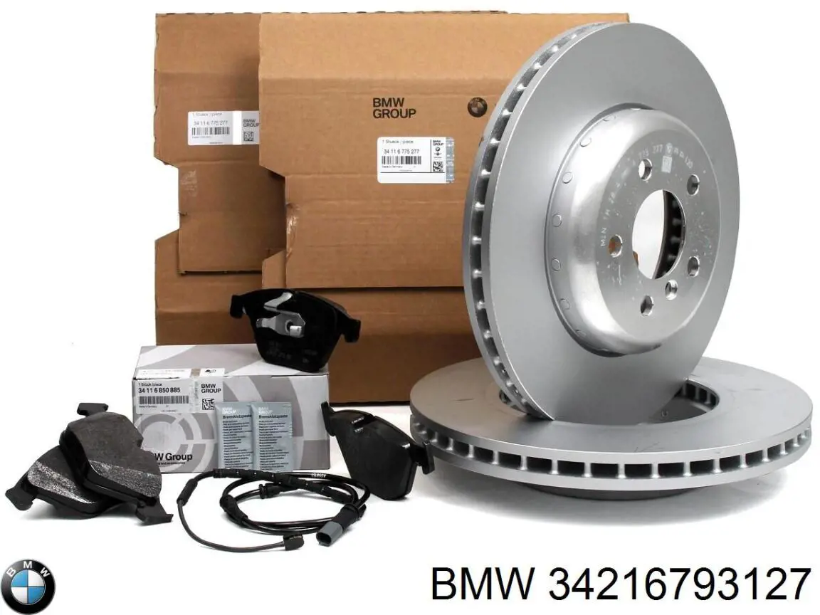 Гальмівні диски 34216793127 BMW