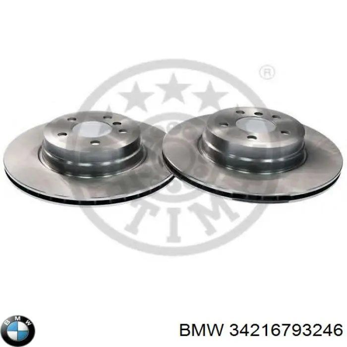 Гальмівні диски 34216793246 BMW