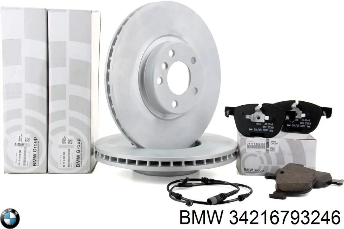 Диск гальмівний задній BMW 34216793246
