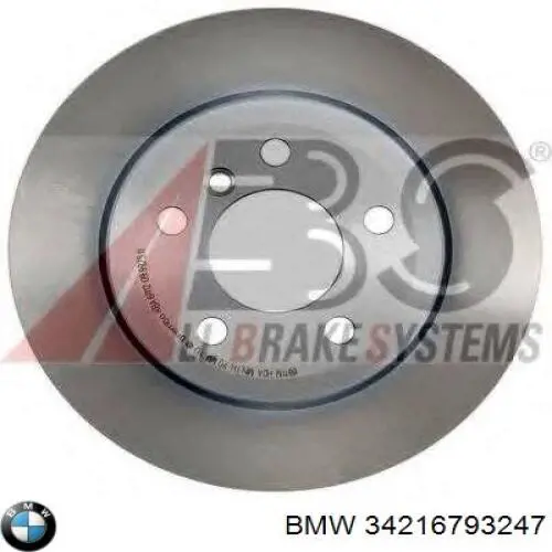 Задні дискові гальма BMW 34216793247 ціна, від 55.25 USD