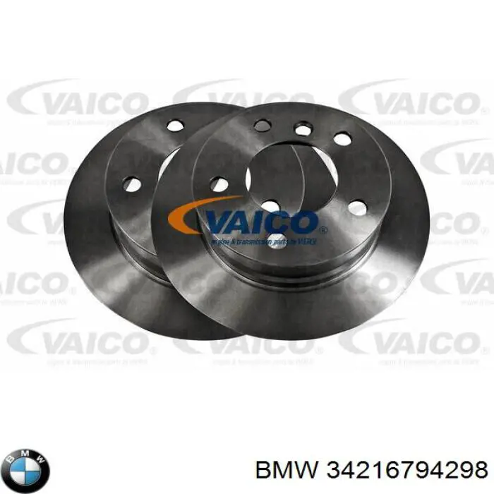 Купити 34216794298 BMW Диск заднього гальма