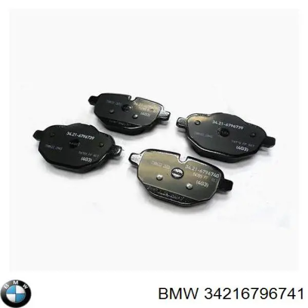 Задні дискові колодки BMW 34216796741
