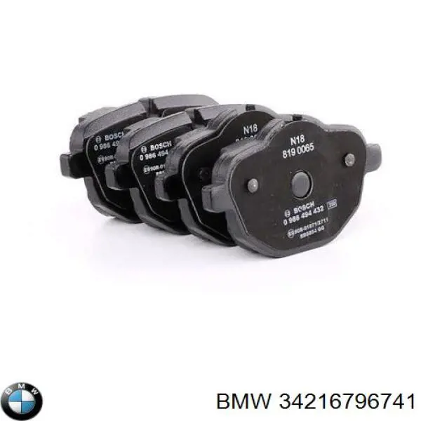 Купити 34216796741 BMW Задні колодки