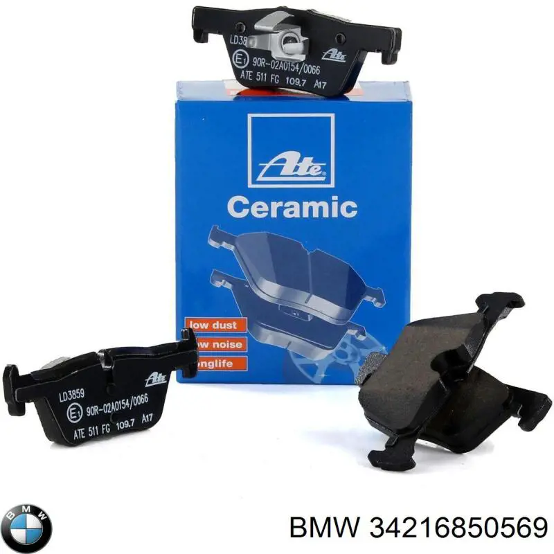 Задні гальмівні колодки 34216850569 BMW