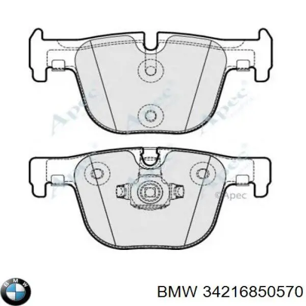 Купити 34216850570 BMW Задні колодки