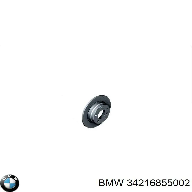 Гальмівні диски 34216855002 BMW