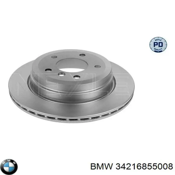 34216855008 BMW диск гальмівний задній