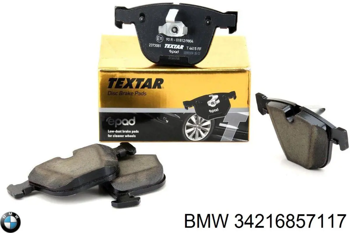 Купити 34216857117 BMW Задні колодки