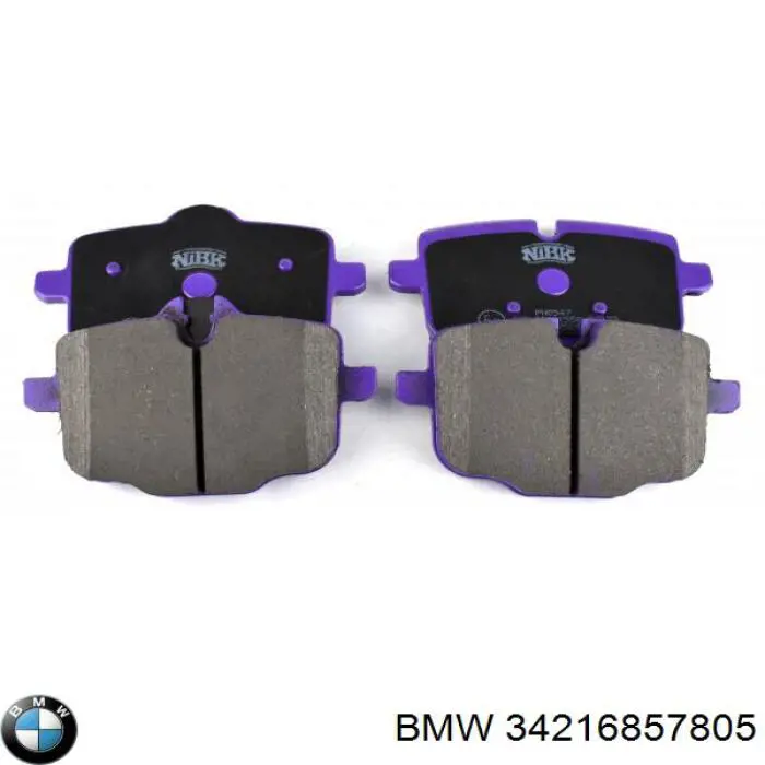Задні гальмівні колодки BMW 34216857805 ціна, від 57.00 USD