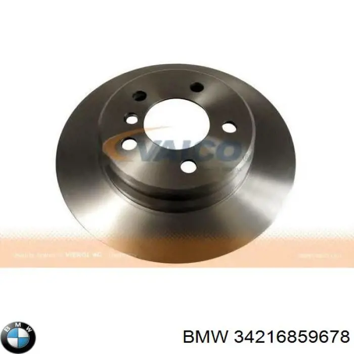 Диск гальмівний задній BMW 34216859678