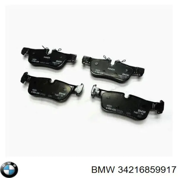 Задні гальмівні колодки 34216859917 BMW
