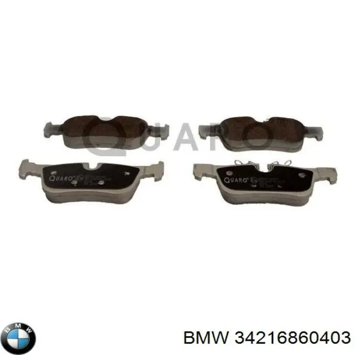Купити 34216860403 BMW Задні колодки
