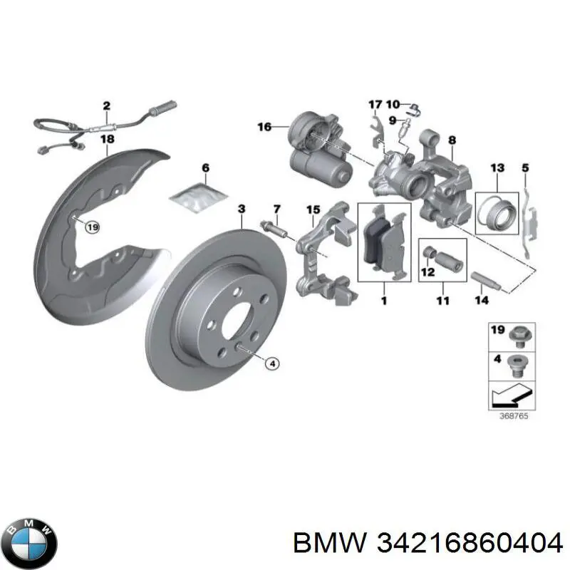34216860404 BMW 