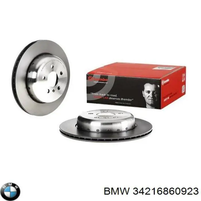 Купити 34216860923 BMW Диск заднього гальма