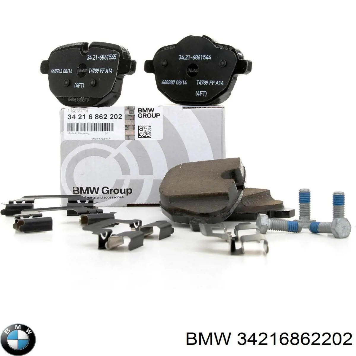 Задні дискові колодки BMW 34216862202