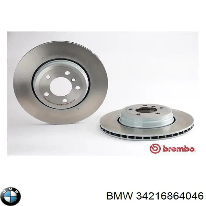 Купити 34216864046 BMW Диск заднього гальма