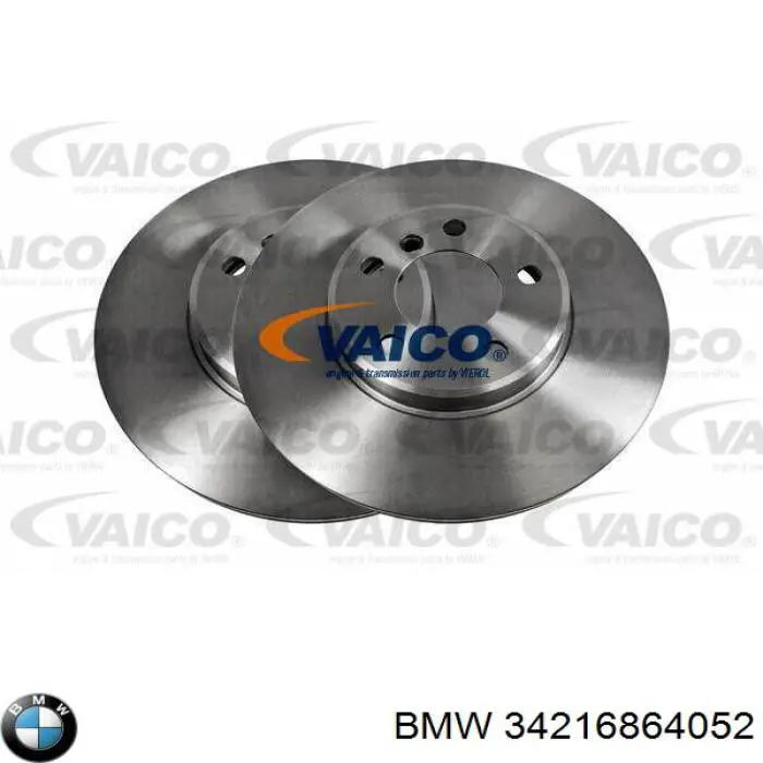 Диск гальмівний задній BMW 34216864052