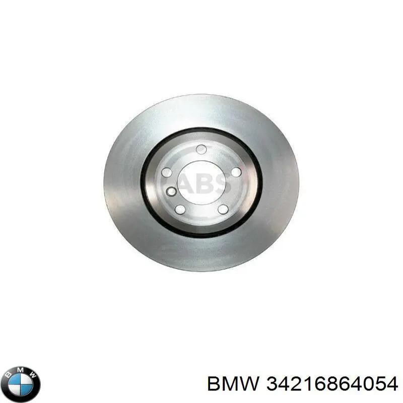 Диск гальмівний задній BMW 34216864054