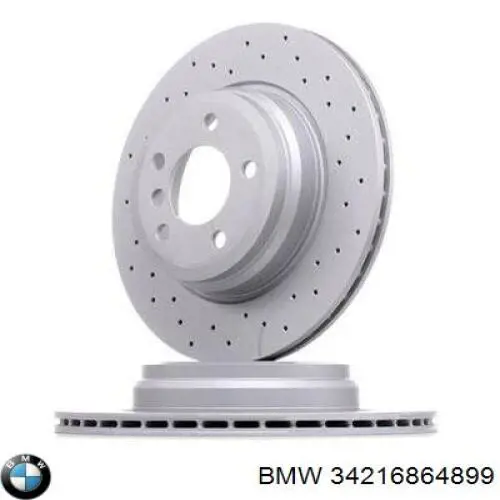 34216864899 BMW диск гальмівний задній