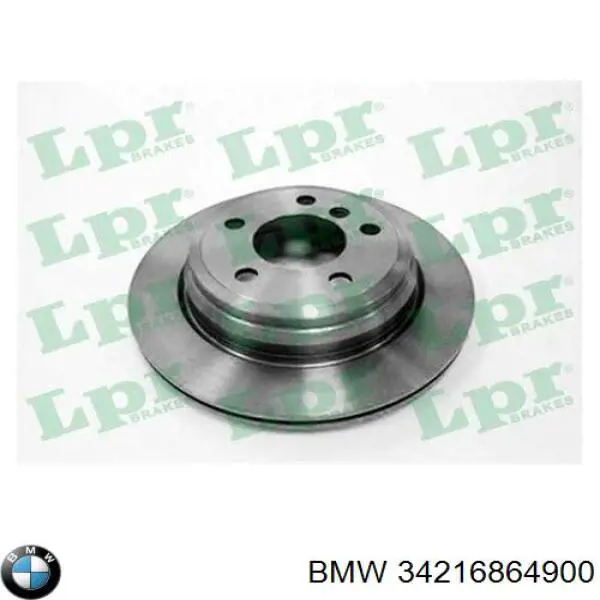 Купити 34216864900 BMW Диск заднього гальма