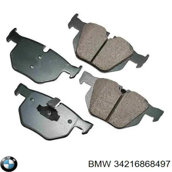 Задні гальмівні колодки BMW 34216868497 ціна, від 140.11 USD