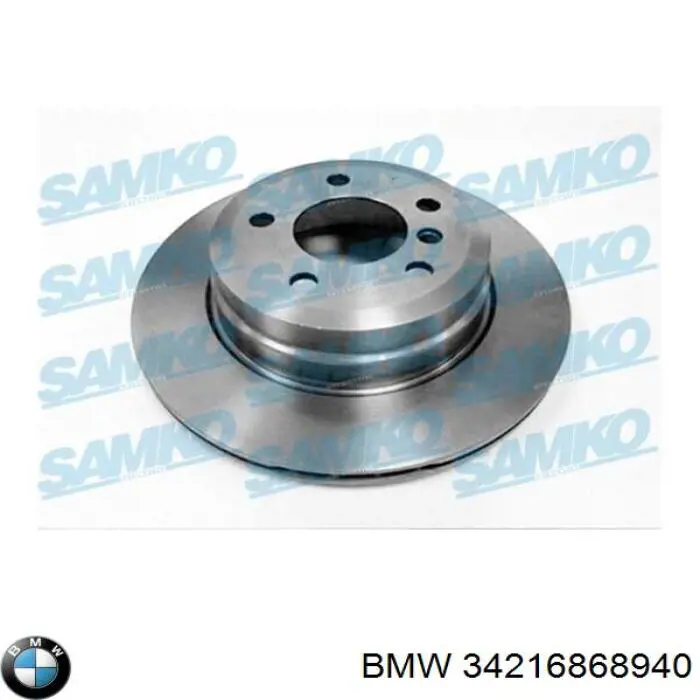 Купити 34216868940 BMW Диск заднього гальма