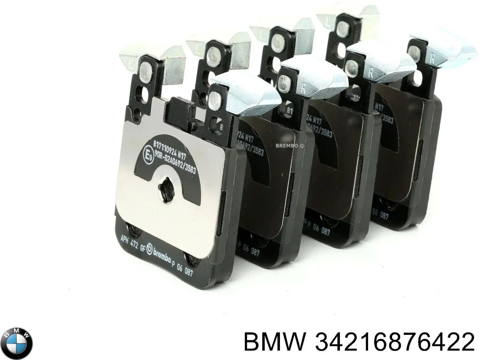 Купити 34216876422 BMW Задні колодки