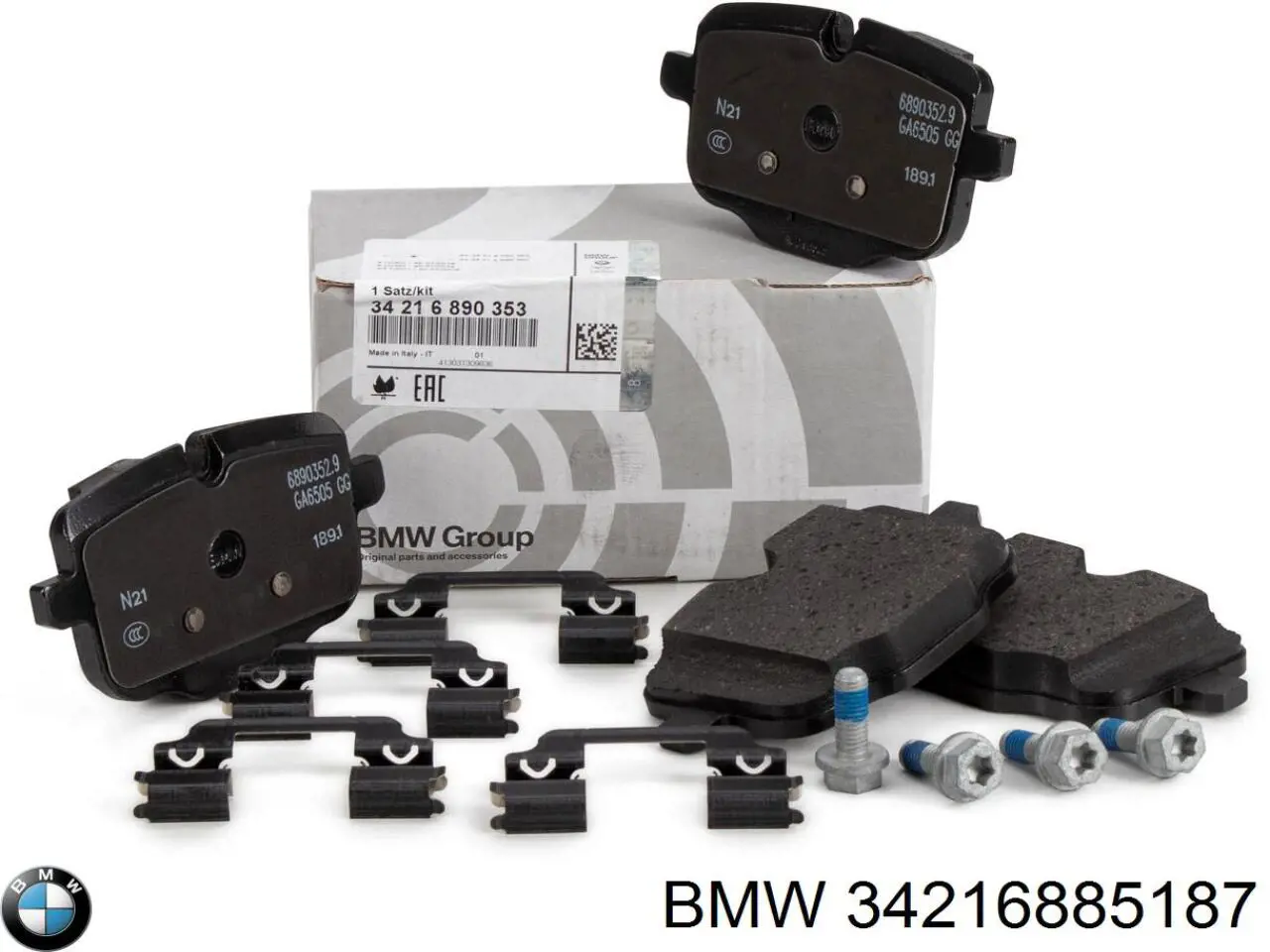 Задні дискові колодки BMW 34216885187
