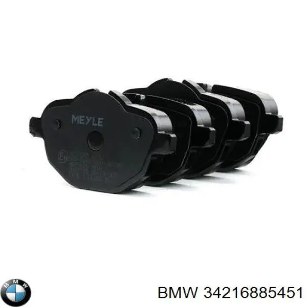 34216885451 BMW колодки гальмові задні, дискові