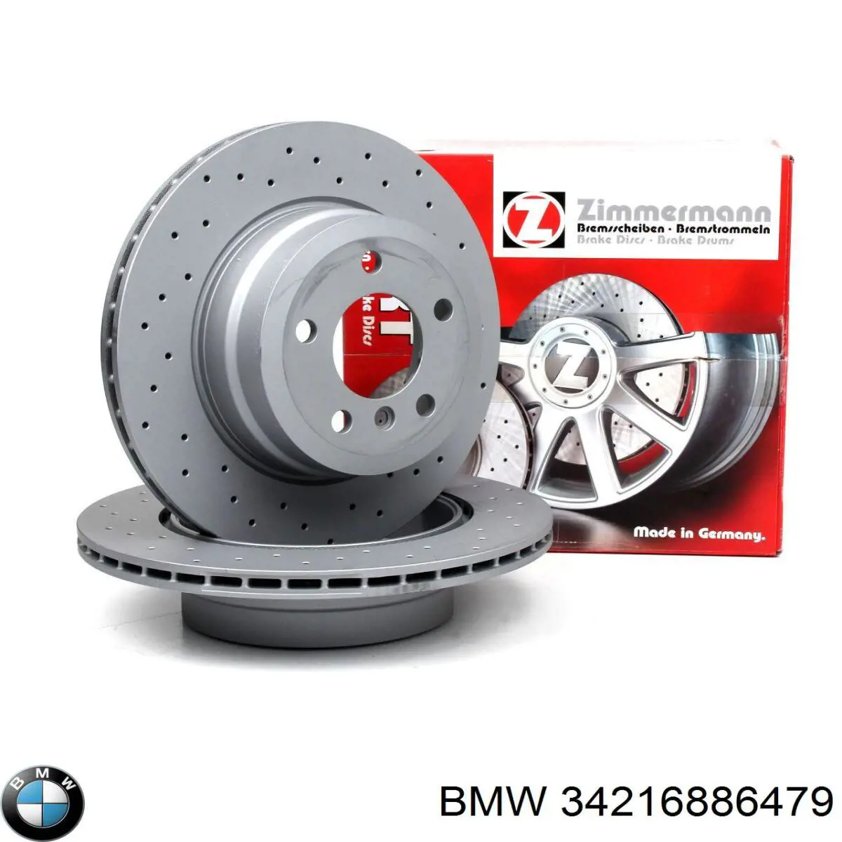 Купити 34216886479 BMW Диск заднього гальма