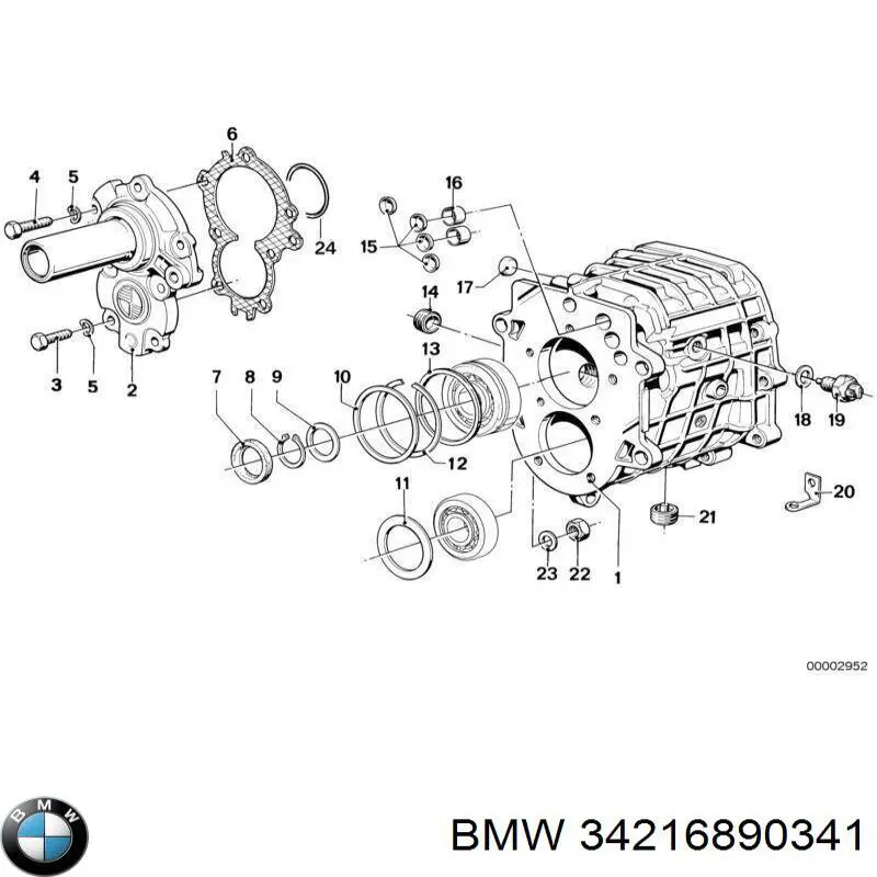 Купити 34216890341 BMW Диск заднього гальма