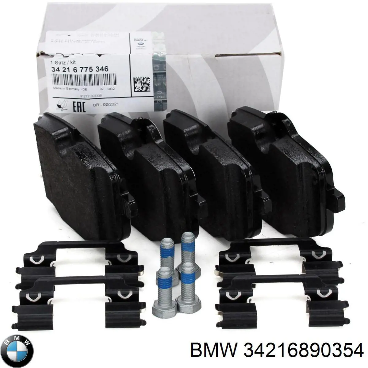 Задні гальмівні колодки BMW 34216890354 ціна, від 29.28 USD