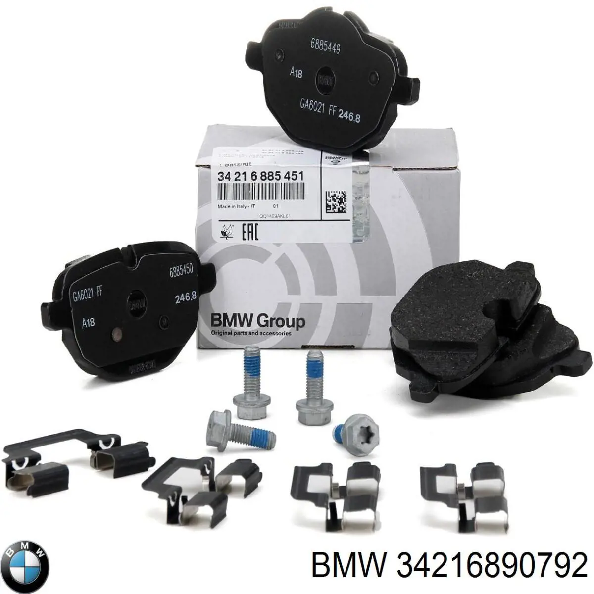 Купити 34216890792 BMW Датчик зносу гальмівних колодок, задній