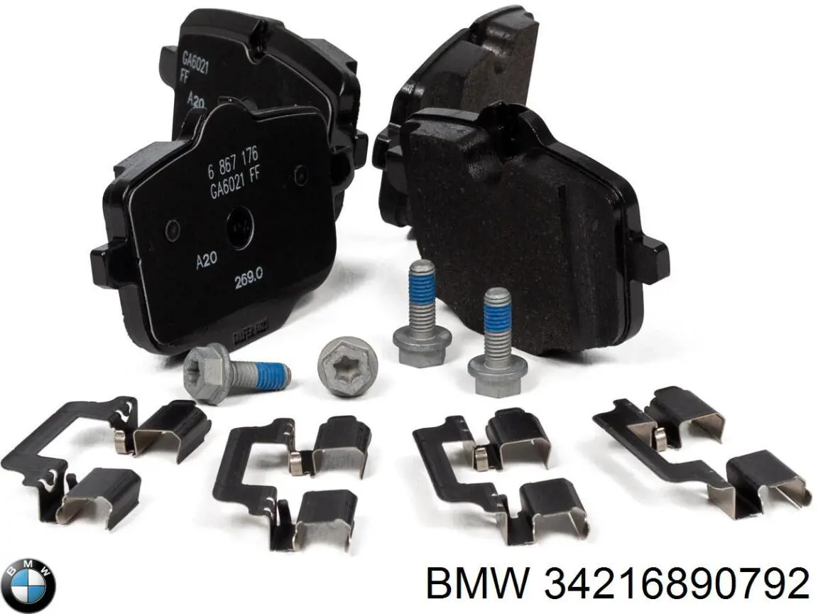 Датчик зносу гальмівних колодок, задній 34216890792 BMW