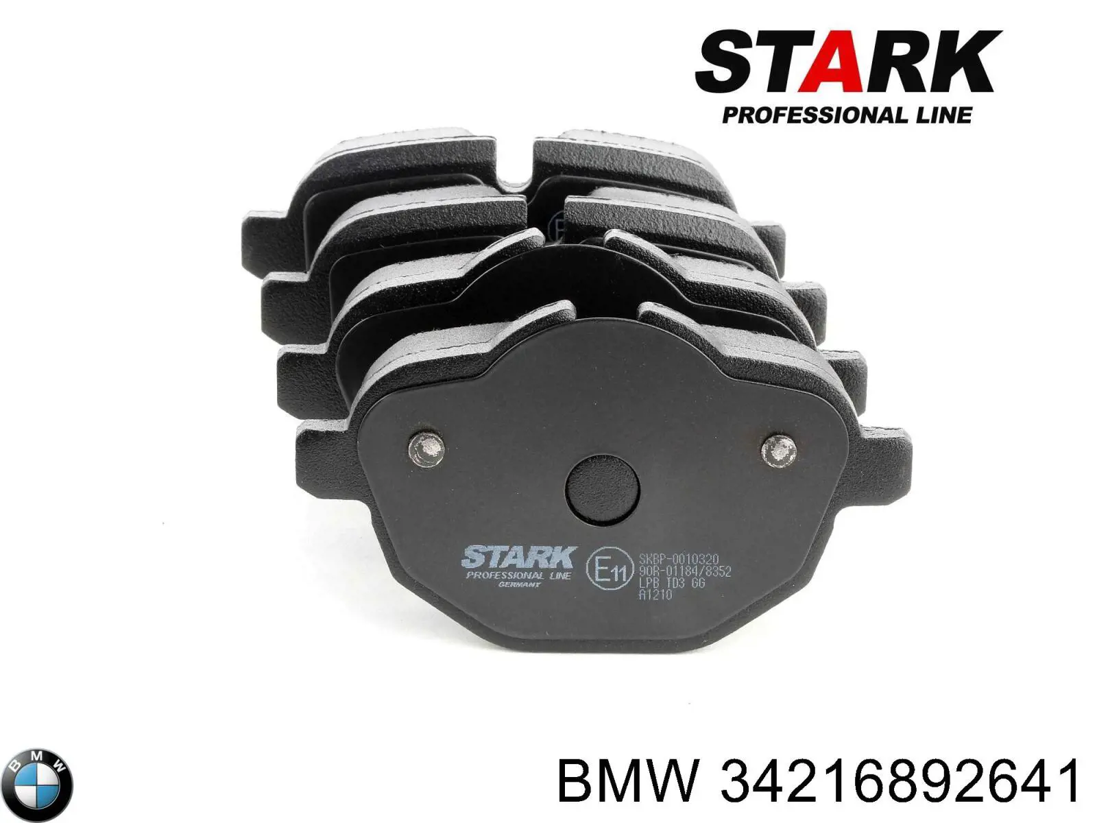 34216892641 BMW Колодки гальмівні задні, дискові