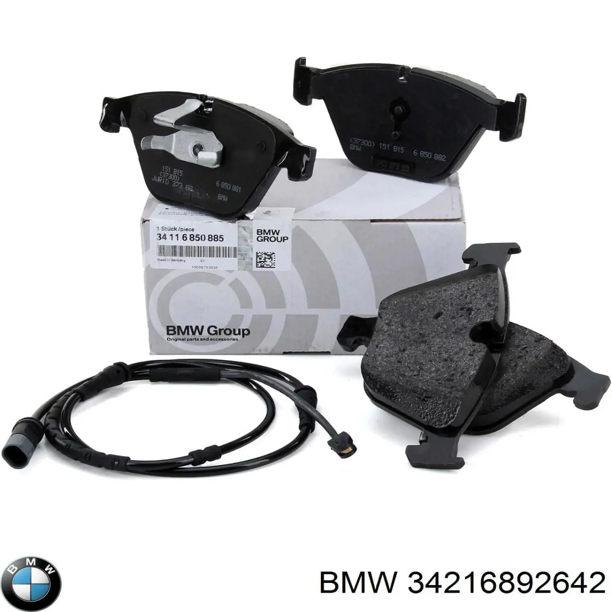 Задні гальмівні колодки 34216892642 BMW