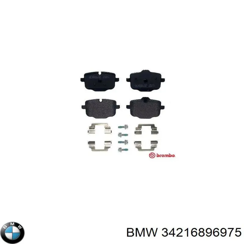 Купити 34216896975 BMW Задні колодки