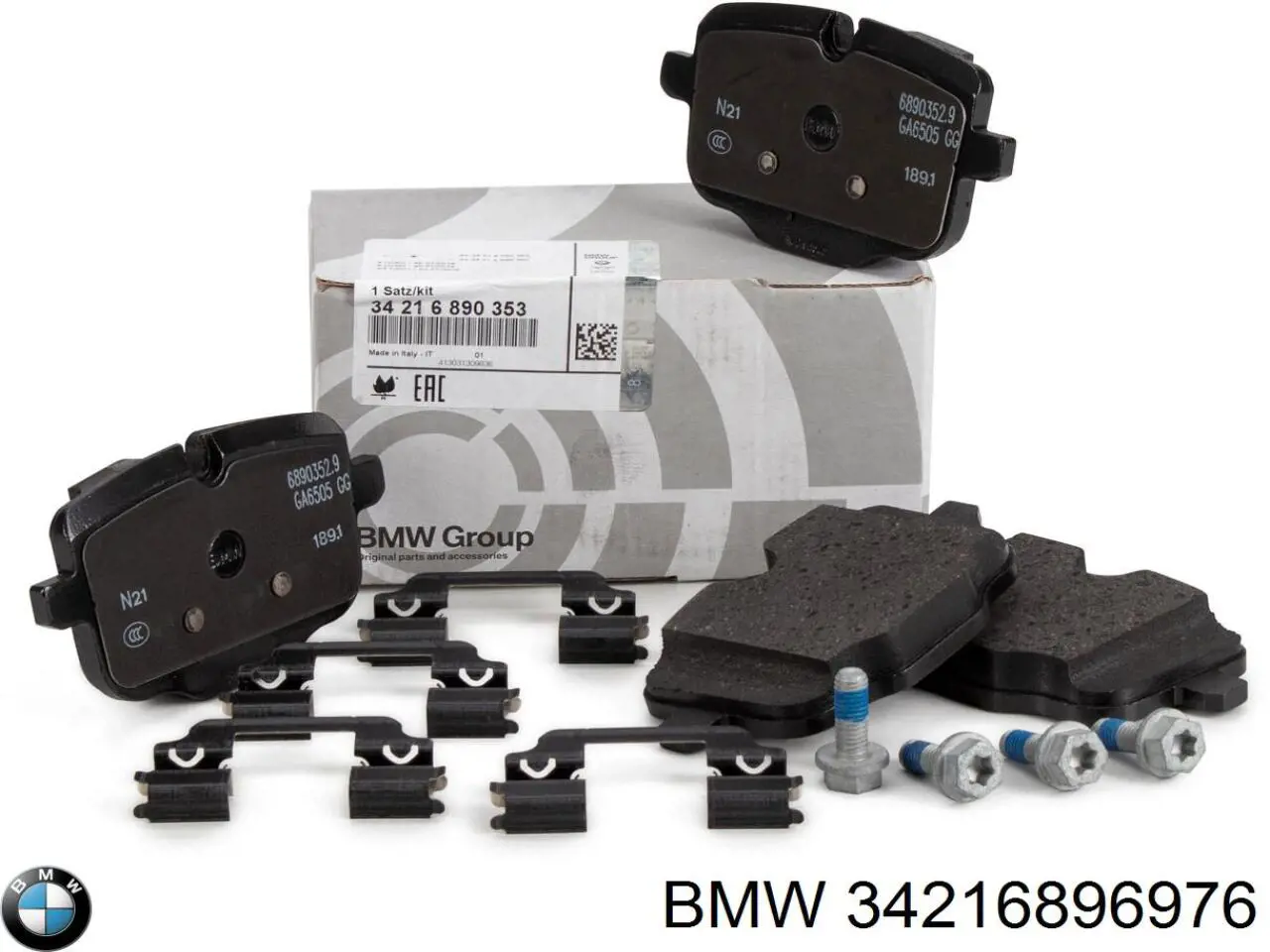 34216896976 BMW Колодки гальмівні задні, дискові