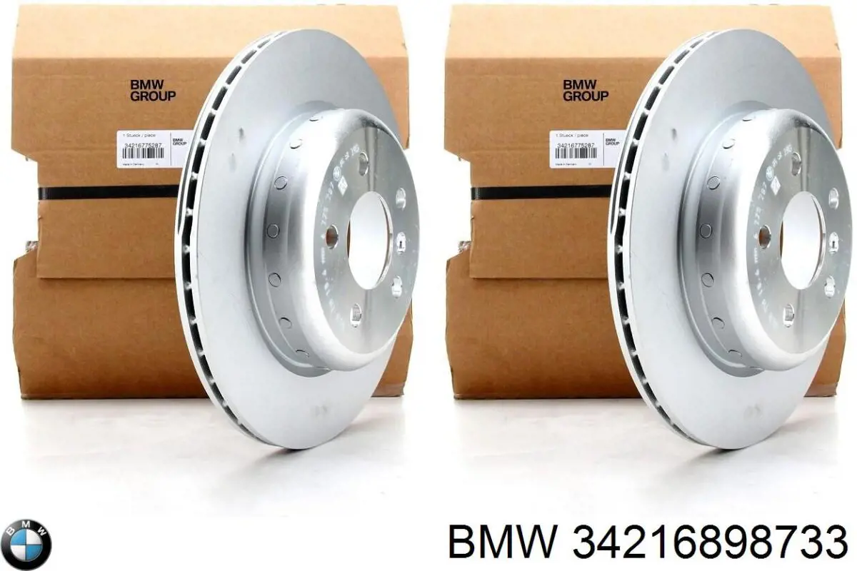 Задні дискові гальма BMW 34216898733 ціна, від 146.09 USD
