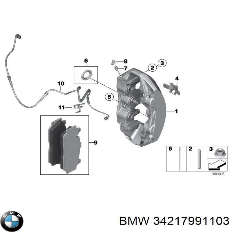  BMW 34217991103 ціна, від 609.76 USD